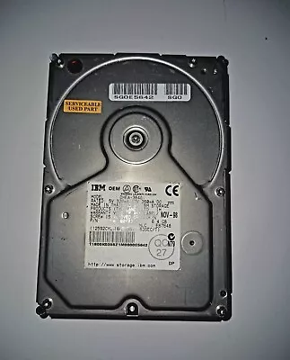 IBM 6.4GB DHEA-36481 5400RPM IDE Hard Disk Drive - Vintage • £22.43