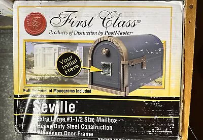 First Class X-large Mailbox 1 1/2 Size Mailbox New In Box. Initial Your Mailbox • $60