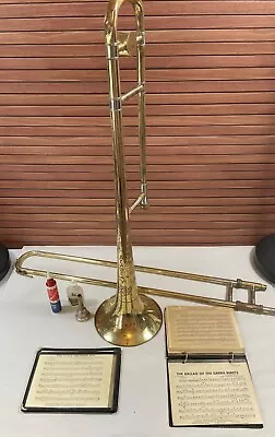 Vintage Trombone Rudy-Muck Academy Vincent Bach Mouthpiece Music Collector Case • $224.95