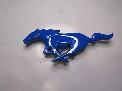 2010 2011 2012 2013 2014 Ford Mustang Running Horse Grille Emblem In Blue New • $19.99