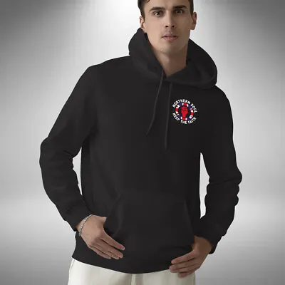 Northern Soul Adult Hoodie Keep The Faith Union Jack Chest Logo Small To 3XL • £21.49