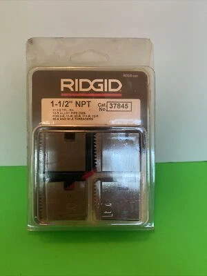 $25 • Buy Ridgid 37845 1-1/2  NPT 11-1/2 TPI RH Pipe Threading Dies For 00R 111R 12R New