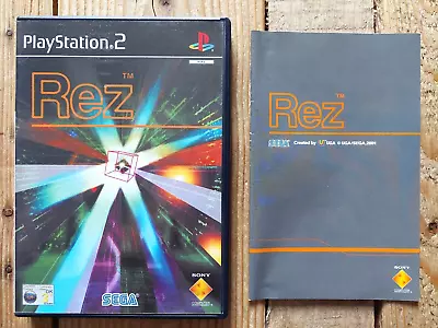 NO GAME DISC Rez PS2 UK 2002 SEGA Sony Playstation 2 NO GAME DISC • £8.99