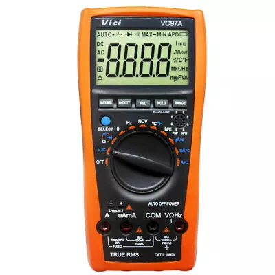 Vici VC97A 3 3/4  LCD True RMS Measurement NCV Function Digital Multimeter USA • $39.99