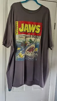 £5.99 • Buy Mens Jaws T Shirt 4XL Gray