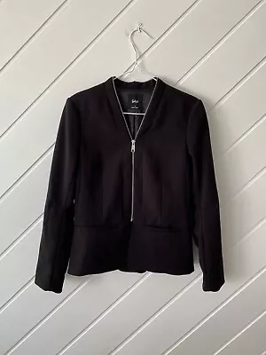 Sportsgirl - Ladies Black Front Zip Jacket - Size 8. • $30