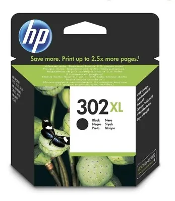 £29.98 • Buy Genuine HP 302XL Black Ink Cartridge For Deskjet 3636 All-in-One Printer - F6U68