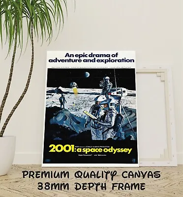 2001 A Space Odyssey Classic Movie Large CANVAS Art Print A0 A1 A2 A3 A4 • £32.62