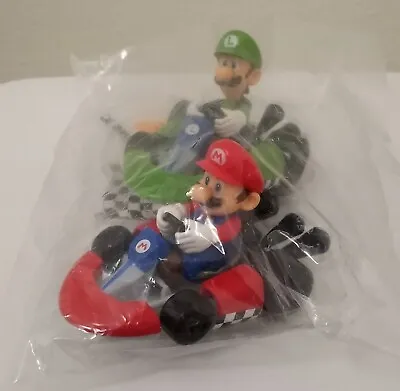 Bakery Crafts Super Mario-Mario Kart MARIO & LUIGI Cake Topper Set NEW SEALED • $14