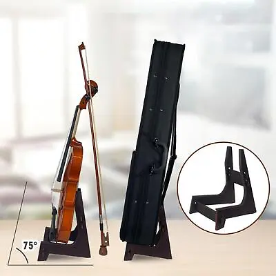Wooden Violin Stand Duable Violin Holder For Guitar Violin Music Instrument • $14.53