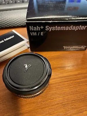 Voigtlander VM-E Close Focus Adapter For Leica M Lens To Sony E-Mount • $99