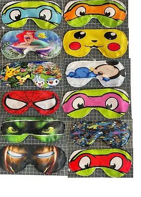 Hand Made Childs Character Satin Eye Sleep Mask Stocking Filler Gift • £5