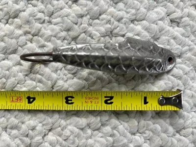 Vintage Injured Mullet Metal Fishing Lure (Jig-Spoon) • $20