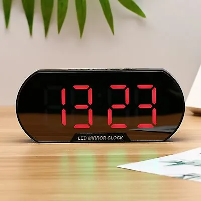 $21.80 • Buy Portable LED Display Digital Alarm Clock With Smart Night Light Home Supplies