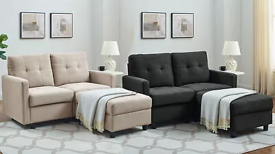 3-Piece Modular Sectional Sofa Modern Living Room Furniture Set Casual Couch • $125.99