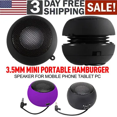 Sound Box Convenient Fine Workmanship Mini Portable Hamburger Speaker Durable • $10.09