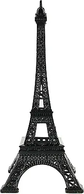 7  Eiffel Tower Statue Decor Alloy Metal Black • $14.95