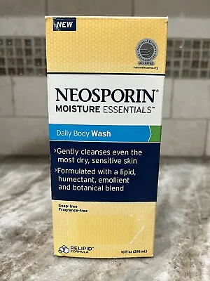 £34.09 • Buy Neosporin Moisture Essentials Daily Body Wash, Soap/Fragrance Free, 10 Fl Oz