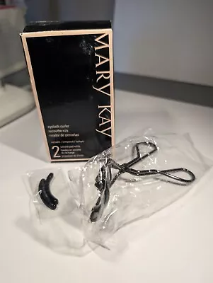 Mary Kay EYELASH CURLER W/ 2 Silicone Refill Pads New • $9.94