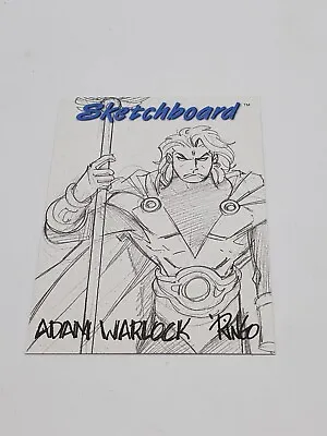 1998 SkyBox Marvel Creators Collection Adam Warlock #20 White Sketchboard • $8.99