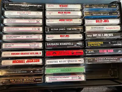 Lot Of 28+ Vintage Cassette Tapes Inc. Michael Jackson Wham Air Supply Garth • $25