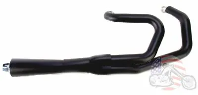 Bassani Black Road Rage 2 Into 1 Pipe Upsweep Megaphone Exhaust Harley Sportster • $912.95