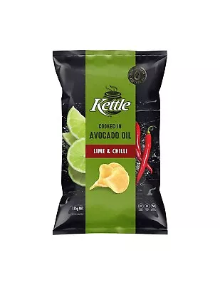 Kettle Cooked In Avocado Oil Lime & Chilli 135g X 1 • $8.95