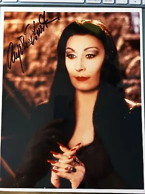 Anjelica Houston Autographed 8x10 The Addams Family 'Morticia' Photo • $79.99