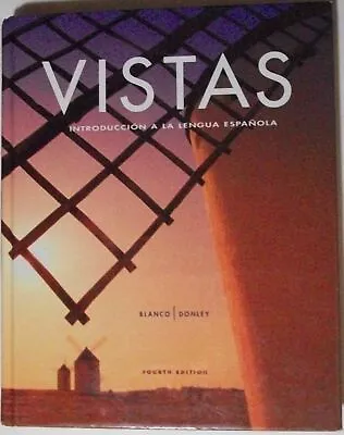 Vistas Introduccion A La Lengua Espanola Student Edition 9781605768816 16... • $5.83