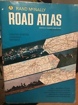 £15.99 • Buy USA Road Atlas Map Road Guide Rand McNally America Vintage 1969