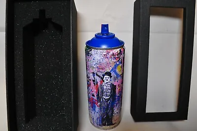 A - Mr Brainwash - Spray Can - Gold Rush - Blue Edition - Limited To 150 • $407.70