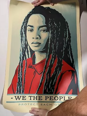 Shepard Fairey We The People Set Of 3x 24x36 Art Prints Poster OBEY Giant • £59.86