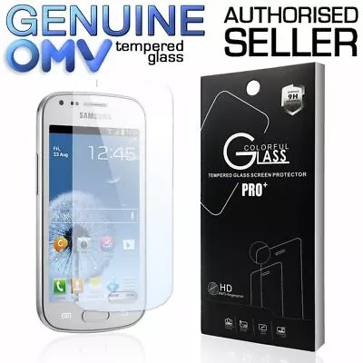 GENUINE OMV Tempered Glass Screen Protector Film For Samsung Galaxy Trend Plus • $4.75