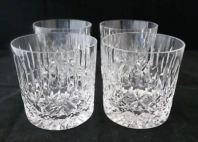 Vintage Set 4 STUART CRYSTAL Glendevon 12 Oz Rummer Whiskey Tumbler Glasses • $79.99