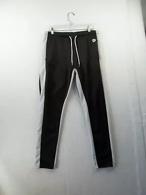 Southpole Black & White Sweatpants Tapered Leg Size L 32  X 29  • $12.26