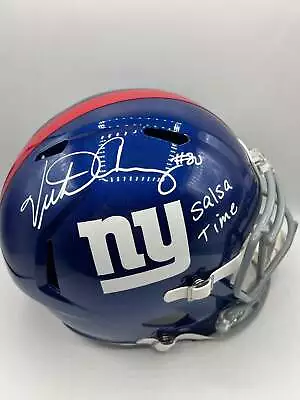 Victor Cruz Autographed NY Giants Full Size Speed Replica Helmet With Salsa Time • $389.85