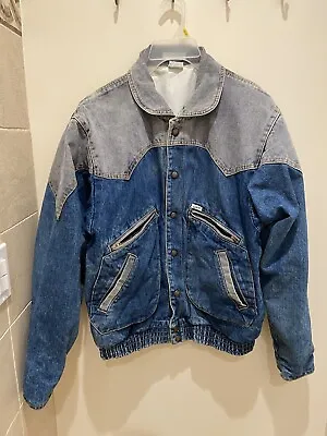 GUESS Georges Marciano Vintage Guess Men 1986 “Marty Mcfly” Denim Jean Jacket M • $160