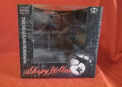 1999 McFarlane Toys Sleepy Hollow HEADLESS HORSEMAN 3 Piece Deluxe Box Set • $150