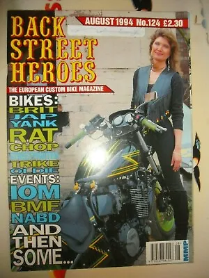 Back Street Heroes 8/94 Bsa A10 Indian Flh Triumph Trike Z1100 Rat Fj1200 Gs750 • $3.11