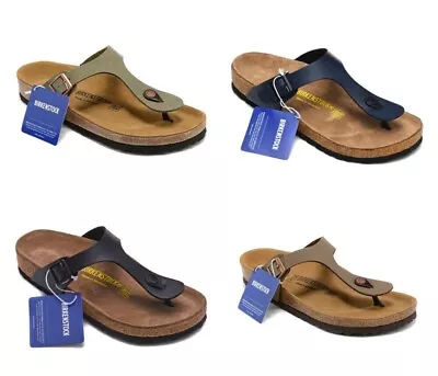 Birkenstock Gizeh Birko-Flor Unisex Beach Sandals - Regular EU Shoe Size 35-45 • $65.38