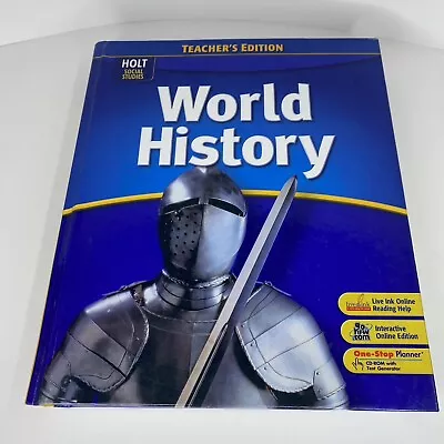 McDougal Littell Middle School World History Teachers Edition By HOLT • $49.97