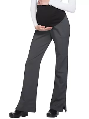 ScrubStar Womens Stretch Rayon Flexible Maternity Scrub Pant XS Grey • $14.84