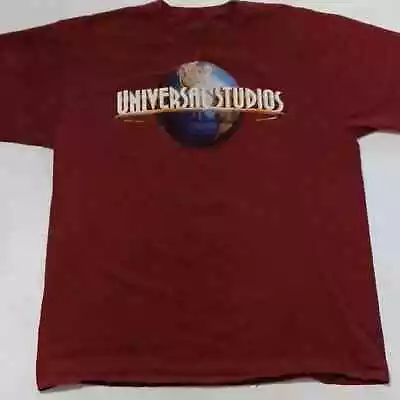 Universal Studios T Shirt Burgundy Size XL • $6.92