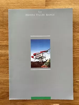 Honda Tiller Leaflet.. Garden Rotovator.. Classic 1980s Horticultural Machine • £10.49