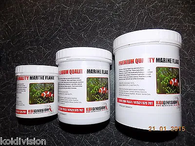 Marine Flakes Premium Quality Complete   Fish Food Aquarium Tubs • £7.95