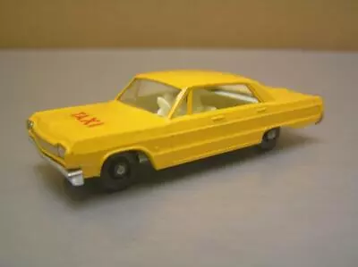 Matchbox Regular Wheels #20 Chevrolet Impala Taxi With Cream Interior Near Mint • $59