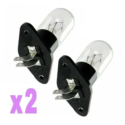 2x Panasonic Microwave Oven Lamp Light Globe Bulb NN-ST557W NN-ST641W NN-ST671S • $19.95