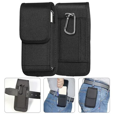 Universal Cell Phone Belt Clip Holster Pouch Buckle Wallet Card Holder Case Cove • £4.99