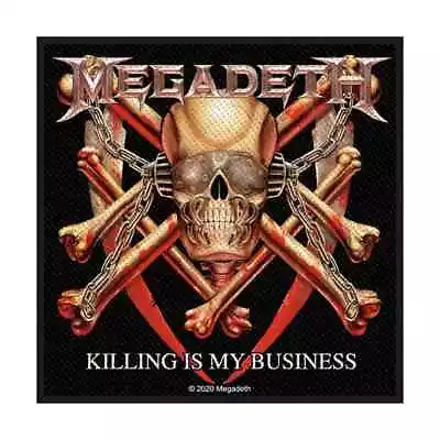 Megadeth -  Killing Is My Business  - Woven Sew On  Woven Patch - Official • £3.99