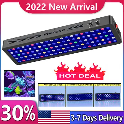 Dimmable 300W LED Aquarium Light For Marine Coral Reef Fish Tank SPS LPS Grow US • $179.29